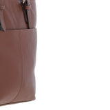 Elegant Shoulder Bag with Adjustable Straps 2 Tone Tan: 64562