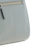 Elegant Ashwood Leather Handbag with Detachable Crossbody Strap Sage: 64731