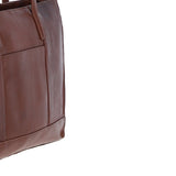 Exquisite Ashwood Leather Tote Bag Cognac: Beth