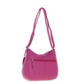 Ashwood Leather Ladies Hobo Shoulder Bag Berry: Shannon