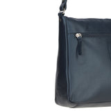 Ashwood Ladies Leather Shoulder Bag Navy: AJ3