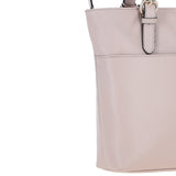 Elegant Shoulder Bag with Adjustable Straps Beige: 64562