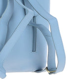 Ashwood Leather & Harris Tweed® Cloth Multi-Pocket Backpack Baby-blue/Blue: TW-66-19-BB