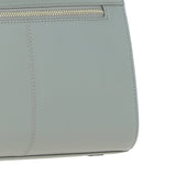 Elegant Ashwood Leather Handbag with Detachable Crossbody Strap Sage: 64731