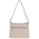 Sleek Luxe Leather Shoulder Bag Mushroom: Mourne