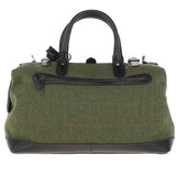 Leather Weekend Holdall Tweed : DR BAG