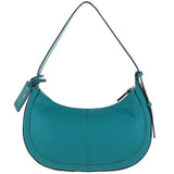 Ashwood Women's Curved Leather Shoulder Bag Deep Lake: 64192