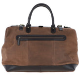 Leather Weekend Holdall  Brown : DR BAG