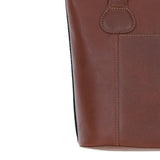 Ashwood Leather & Harris Tweed® Cloth Genuine Leather Shoulder Bag Tan/Watch: TW-23-04-TW