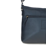 Ashwood Ladies Leather Shoulder Bag Navy: AJ1