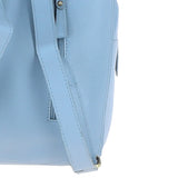 Ashwood Leather & Harris Tweed® Cloth Multi-Pocket Backpack Baby-blue/Blue: TW-66-19-BB
