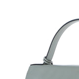 Elegant Ashwood Leather Handbag with Detachable Crossbody Strap Sage: 64731