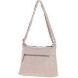 Sleek Luxe Leather Shoulder Bag Mushroom: Mourne