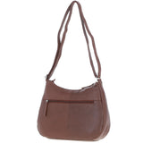 Ashwood Leather Ladies Hobo Shoulder Bag Cognac: Shannon