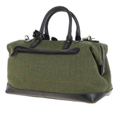 Leather Weekend Holdall Tweed : DR BAG