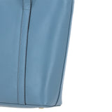 Ashwood Elegant Ladies Leather Shoulder Bag Denim: 64668