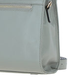 Elegant Ashwood Leather Handbag with Detachable Crossbody Strap Sage: 64731