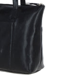 Ashwood Sleek Leather Tote Bag Black: Amelia