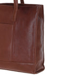 Exquisite Ashwood Leather Tote Bag Cognac: Beth