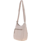 Ashwood Leather Ladies Hobo Shoulder Bag Mushroom: Shannon