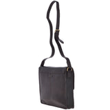 14 Inch Leather Satchel Brown : Josh