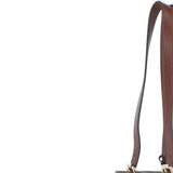 Elegant Shoulder Bag with Adjustable Straps 2 Tone Tan: 64562