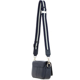 Ashwood Real Leather Flapover Crossbody Bag Cotswold Navy: 64295