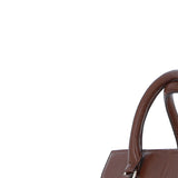 Ashwood Leather Handbag with Detachable Crossbody Strap 2 Tone Tan: 64747