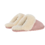 Women's Classic  Suede Sheepskin Slippers Pink: FEN-LADIES SLIPPERS