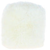 Fenland Sheepskin Pouffe Stool Natural: FF-POUFFE
