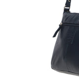 Ashwood Ladies Leather Shoulder Bag Navy: AJ3
