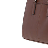 Ashwood Leather Handbag with Detachable Crossbody Strap 2 Tone Tan: 64747