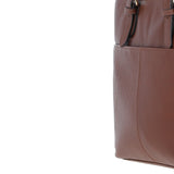 Elegant Shoulder Bag with Adjustable Straps 2 Tone Tan: 64562