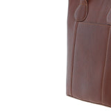 Ashwood Leather & Harris Tweed® Cloth Genuine Leather Shoulder Bag Tan/Watch: TW-23-04-TW