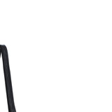 Leather Crossbody Bag with Adjustable Strap Black: Audrey