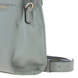 Elegant Ashwood Leather Handbag with Detachable Crossbody Strap Sage: 64731