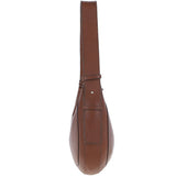 Ashwood Women's Curved Leather Shoulder Bag 2 Tone Tan: 64192