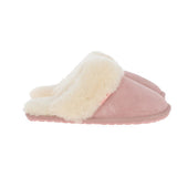 Women's Classic  Suede Sheepskin Slippers Pink: FEN-LADIES SLIPPERS