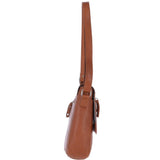 Medium Luxury Leather Travel  Bag Tan: TED