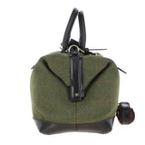 Leather Weekend Holdall Tweed : DR BAG