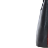 Ashwood Leather & Harris Tweed® Cloth Genuine Leather Shoulder Bag Black/Green/Red: TW-23-07-BR