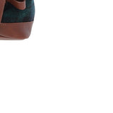 Ashwood Leather & Harris Tweed® Cloth Unisex Washbag Tan/Watch: TW-40-04-TW