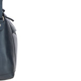 Ashwood Ladies Leather Shoulder Bag Navy: AJ1