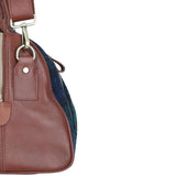 Ashwood Leather & Harris Tweed® Cloth Doctor Holdall Tan/Watch: TW-46-04-TW