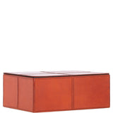 Leather Decorative Home Accessories Box Tan: AGC-35