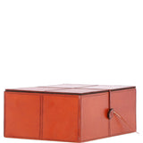 Leather Decorative Home Accessories Box Tan: AGC-35