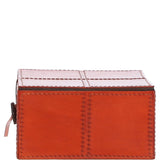 Leather Decorative Home Accessories Box Tan: AGC-36