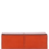 Leather Decorative Home Accessories Box Tan: AGC-36