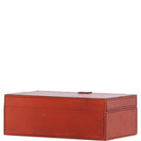 Leather Decorative Home Accessories Box Tan: AGC-37