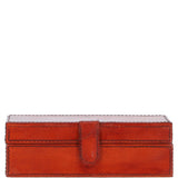 Leather Decorative Home Accessories Box Tan: AGC-38